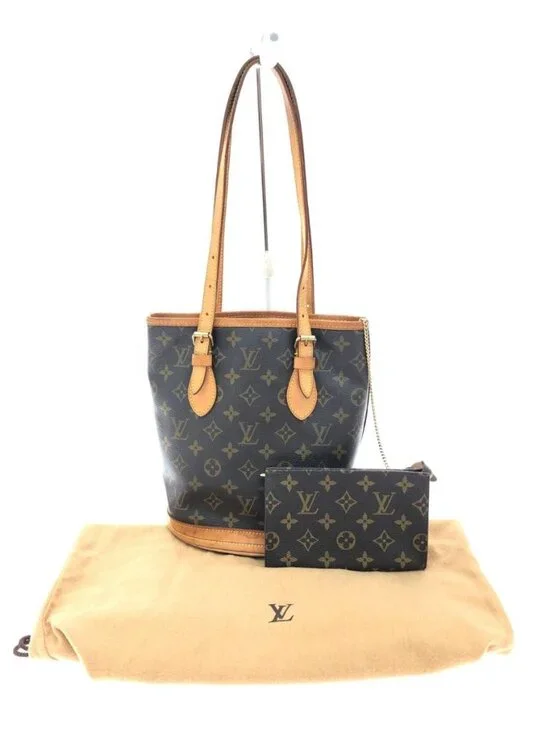 Louis Vuitton Shoulder Tote Monogram Petit Baguette with Pouch - Picture 1 of 8
